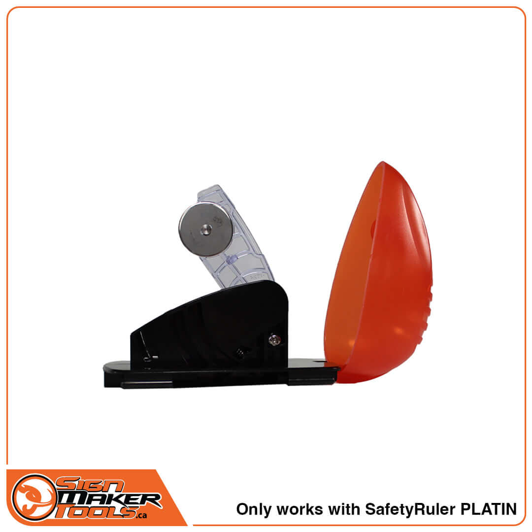 CutCoaster Wheel Cutting Mouse with protective guard and blade, compatible with SafetyRuler PLATIN